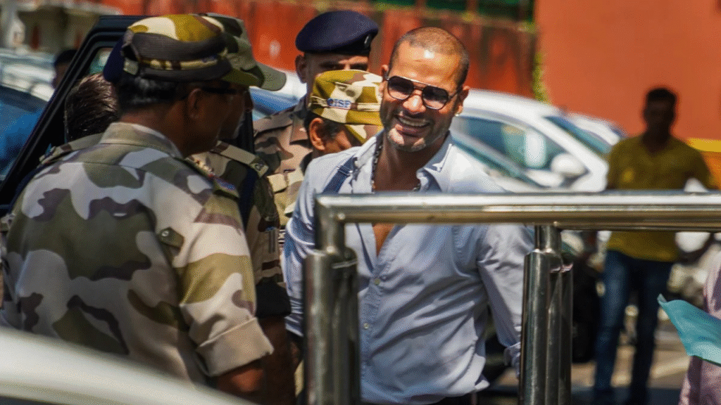Shikhar Dhawan was summoned by ED