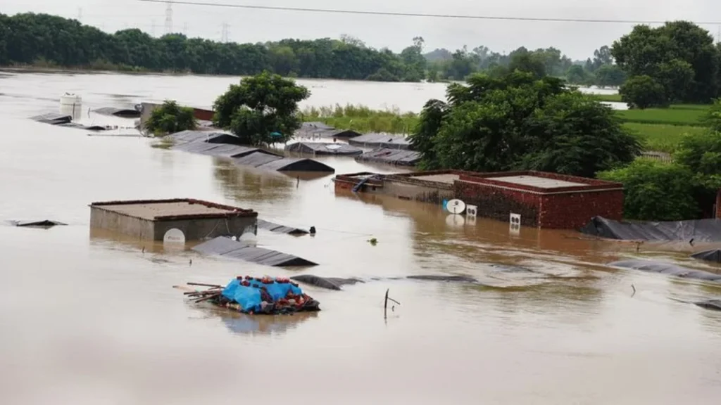 Effect of floods in Haryana