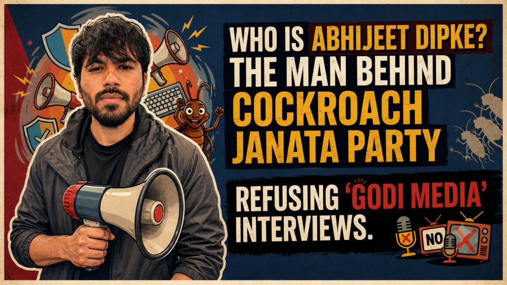 Who Is Abhijeet Dipke? Inside the Rise of Cockroach Janata Party