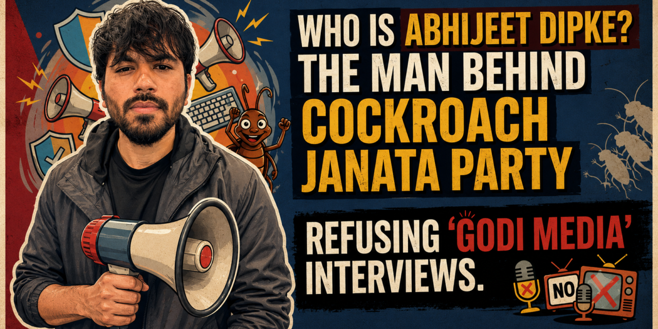 Who Is Abhijeet Dipke? Inside the Rise of Cockroach Janata Party
